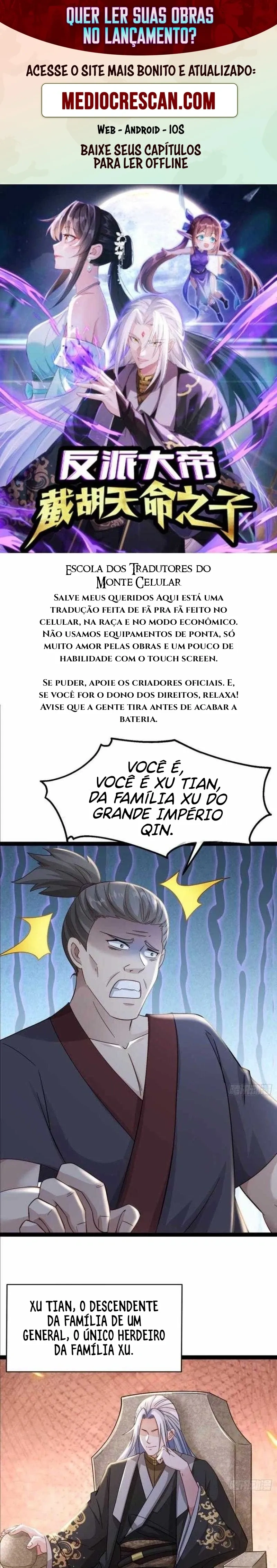 O Imperador Vilão Arrebatando o Destino do Escolhido Capítulo 2 Página 1