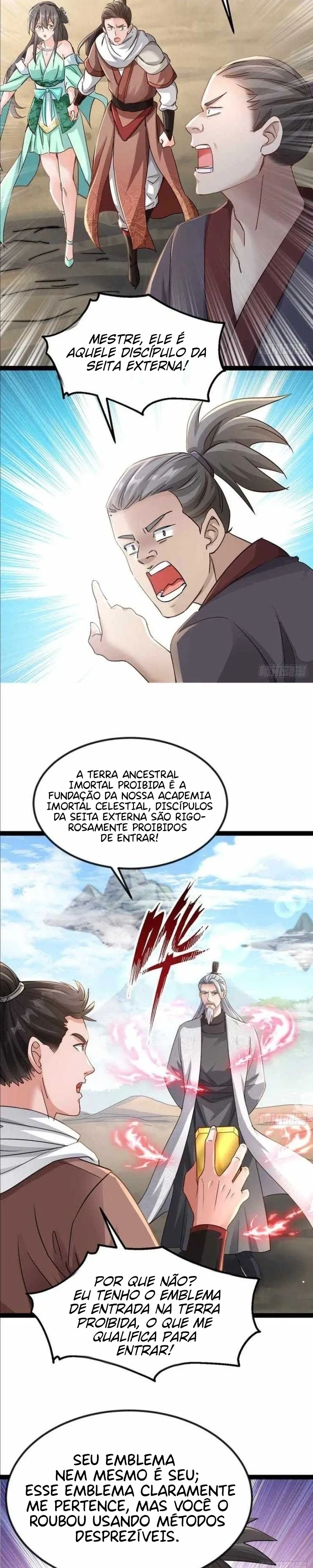 O Imperador Vilão Arrebatando o Destino do Escolhido Capítulo 3 Página 4