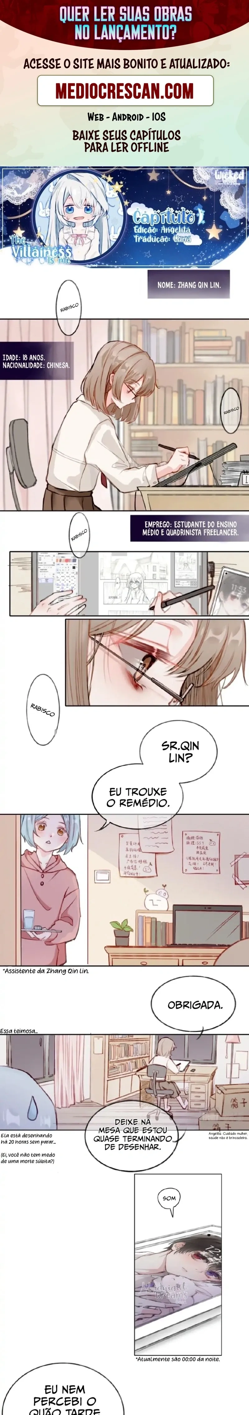 Aparentemente, eu sou a vilã? Capítulo 1 Página 1