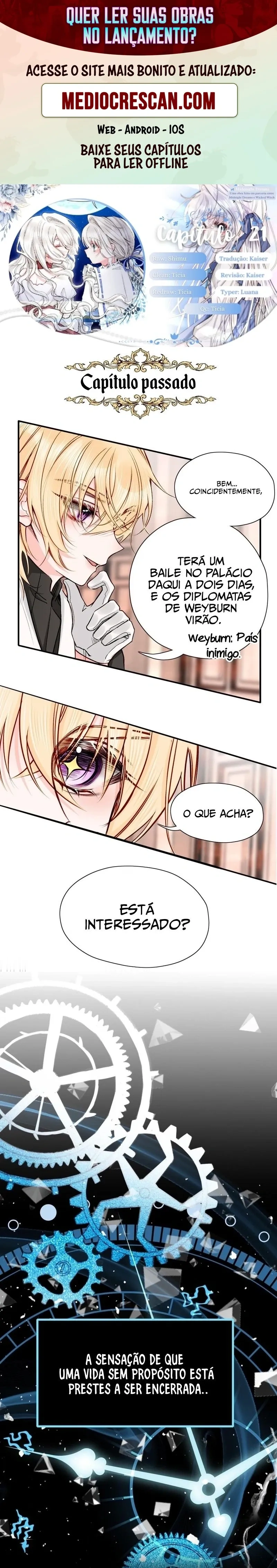 Aparentemente, eu sou a vilã? Capítulo 21 Página 1