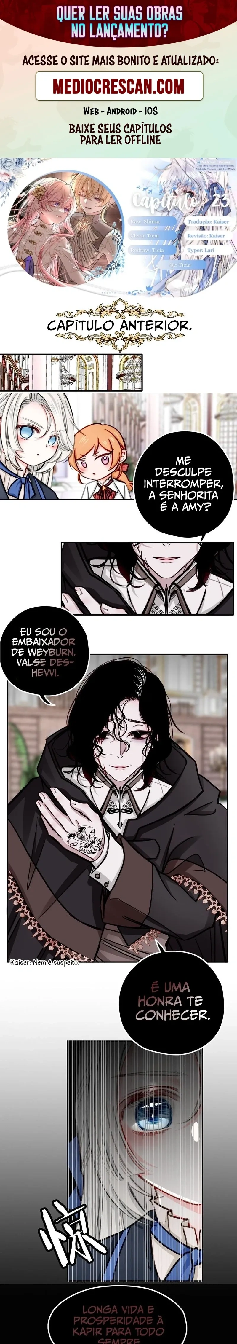 Aparentemente, eu sou a vilã? Capítulo 23 Página 1