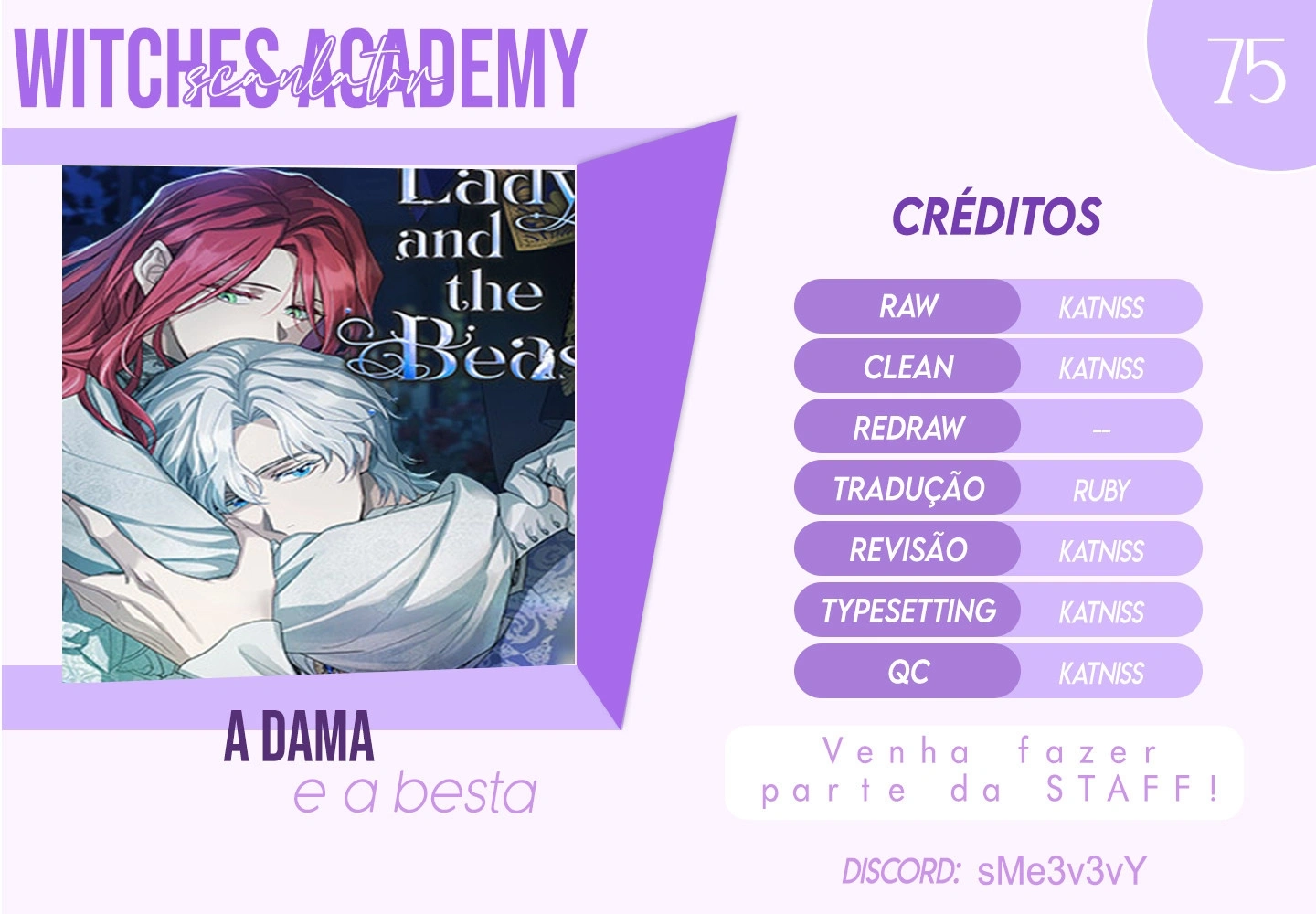 A Dama e a Besta Capítulo 75 Página 1