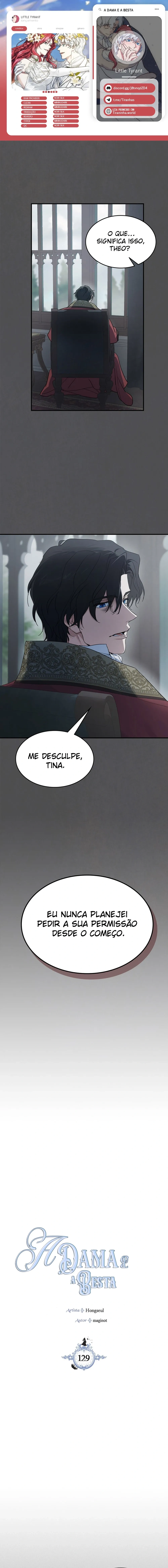 A Dama e a Besta Capítulo 129 Página 1