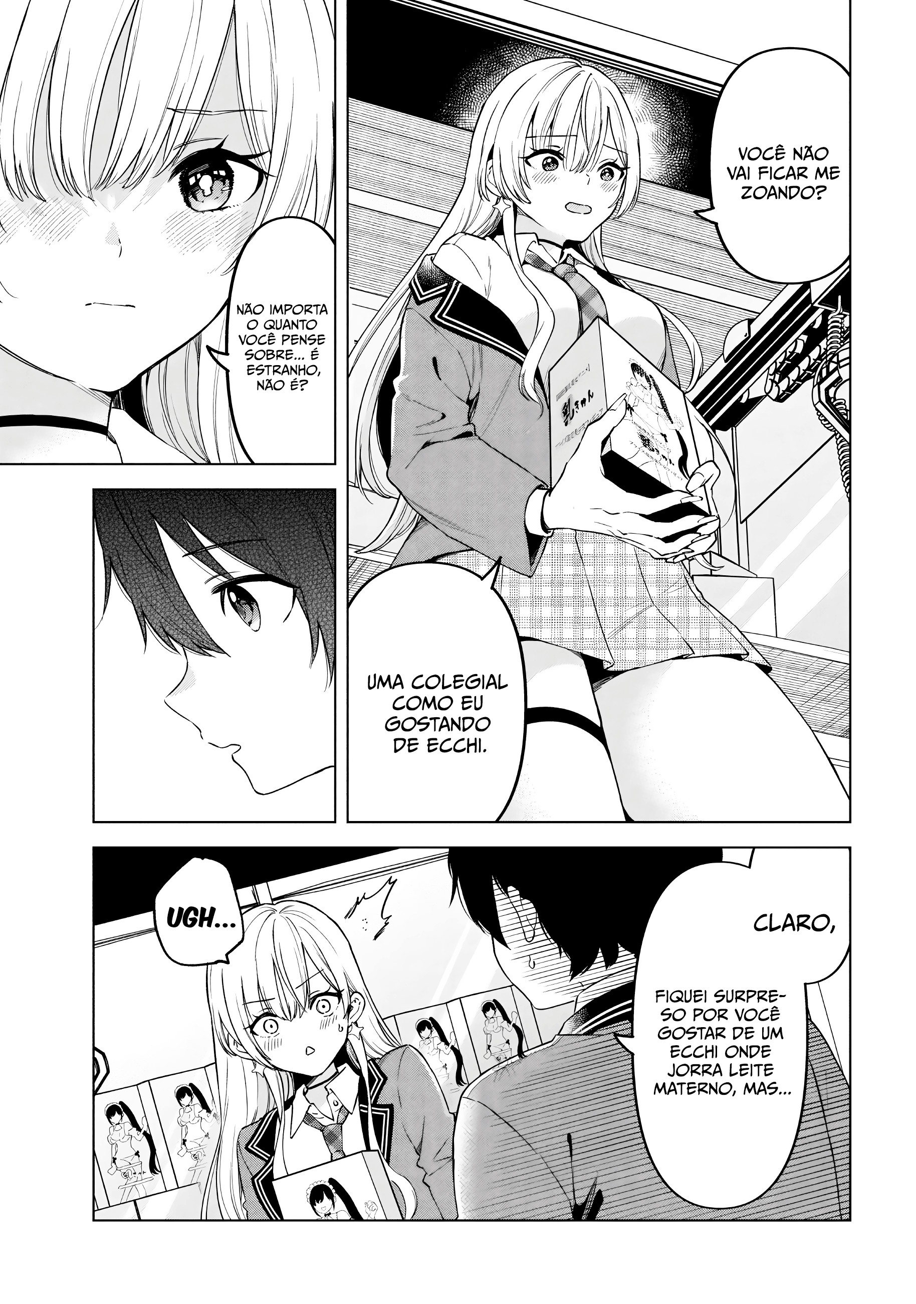 Quando eu, um cara introvertido, me vi cercado por garotas lindas depois de uma mudança de lugar, um relacionamento secreto começou. Capítulo 2 Página 20