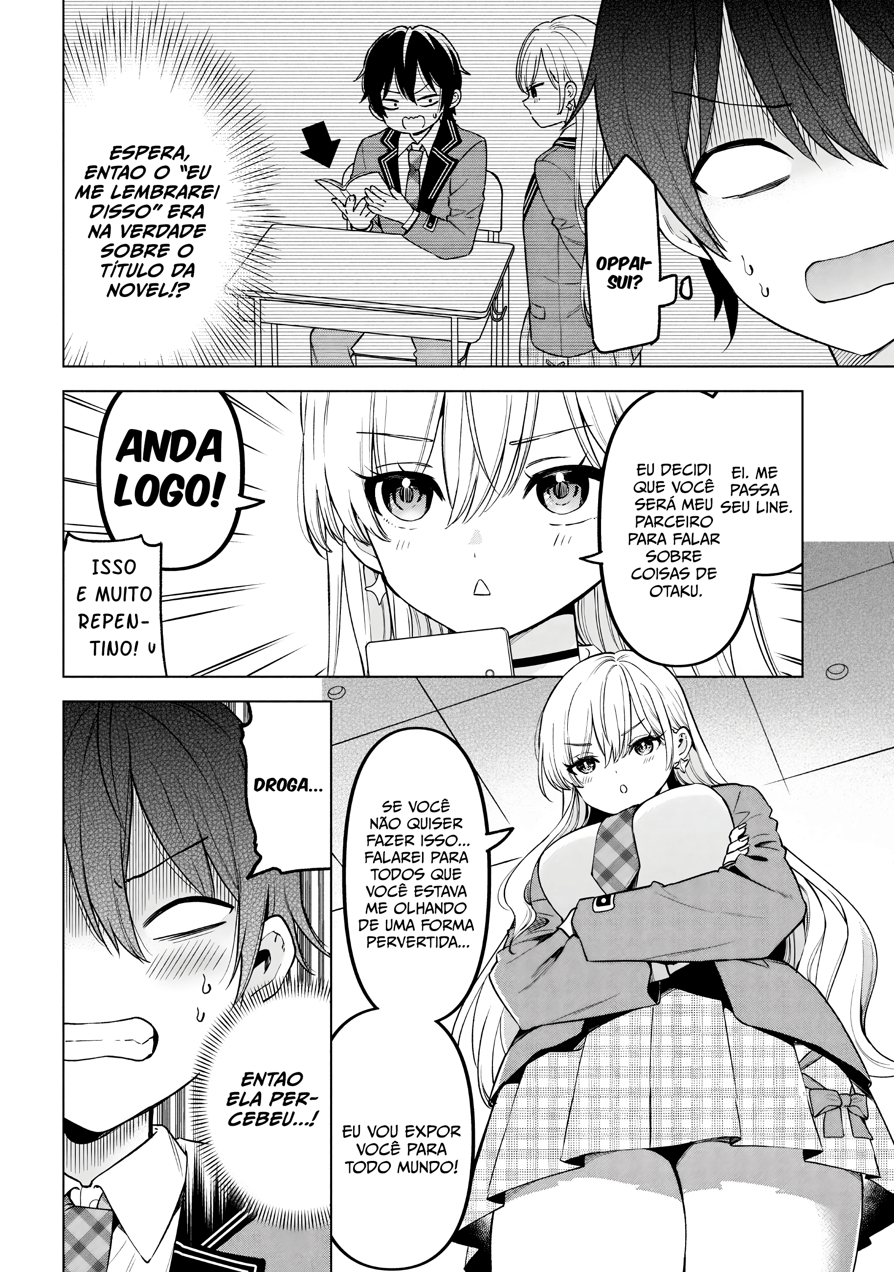 Quando eu, um cara introvertido, me vi cercado por garotas lindas depois de uma mudança de lugar, um relacionamento secreto começou. Capítulo 2 Página 27