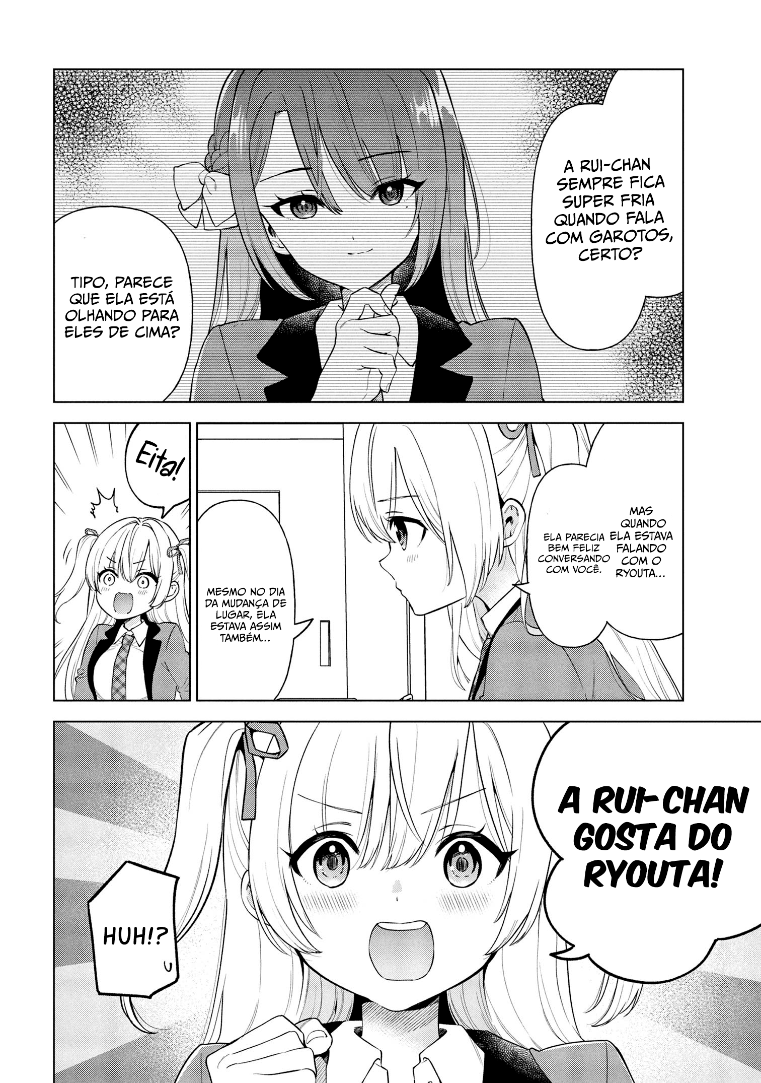 Quando eu, um cara introvertido, me vi cercado por garotas lindas depois de uma mudança de lugar, um relacionamento secreto começou. Capítulo 3 Página 9