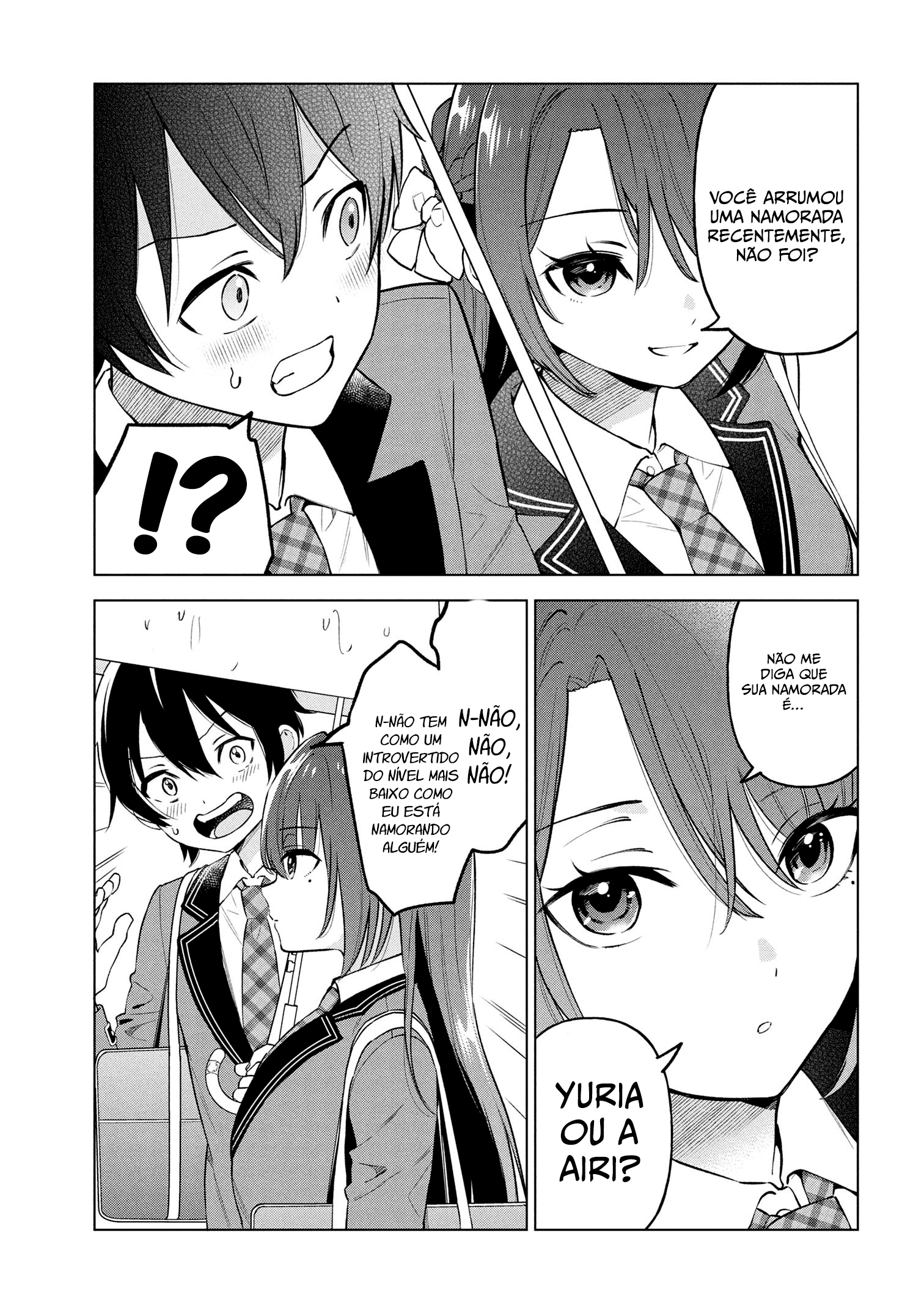 Quando eu, um cara introvertido, me vi cercado por garotas lindas depois de uma mudança de lugar, um relacionamento secreto começou. Capítulo 3 Página 16