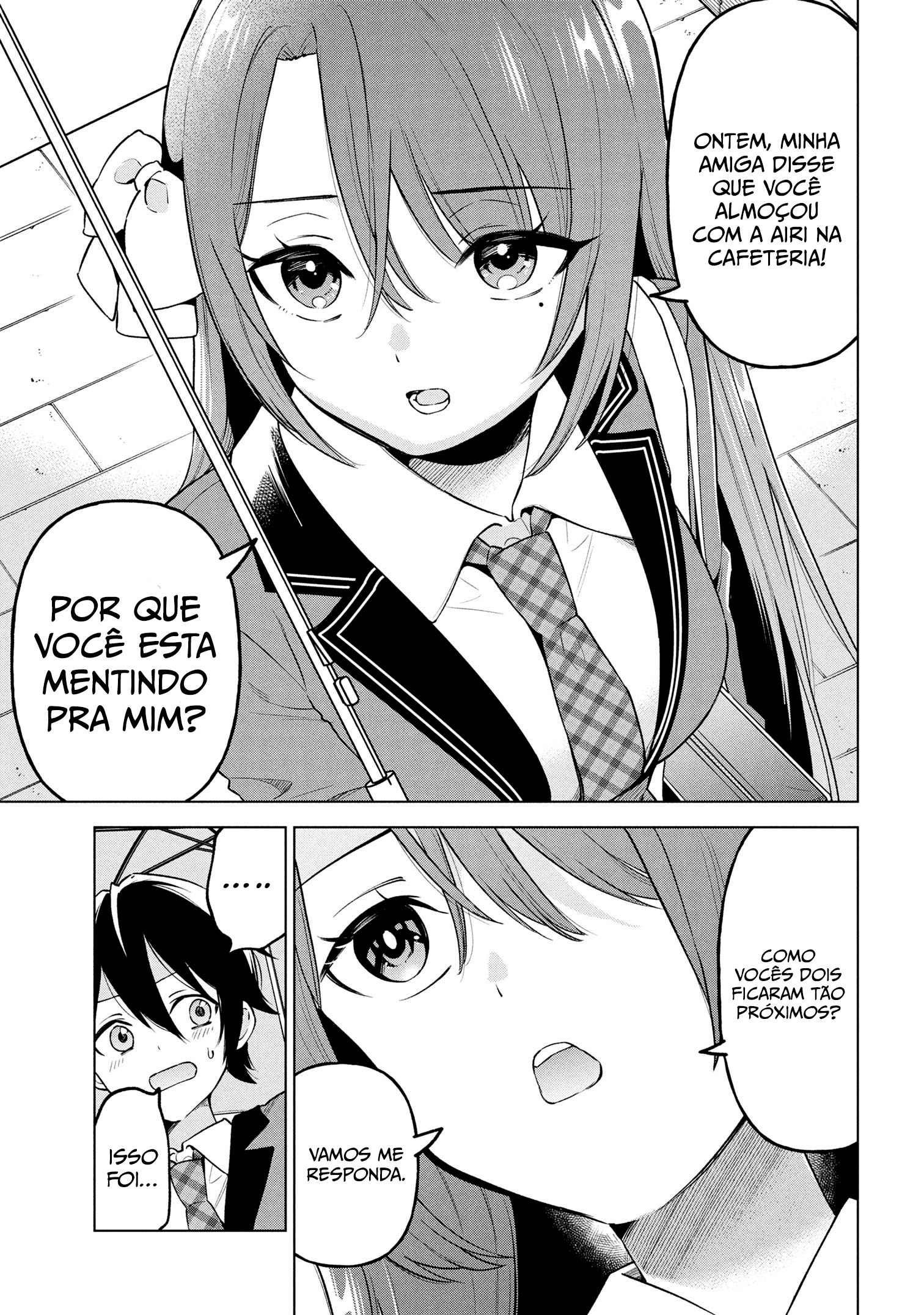 Quando eu, um cara introvertido, me vi cercado por garotas lindas depois de uma mudança de lugar, um relacionamento secreto começou. Capítulo 3 Página 18