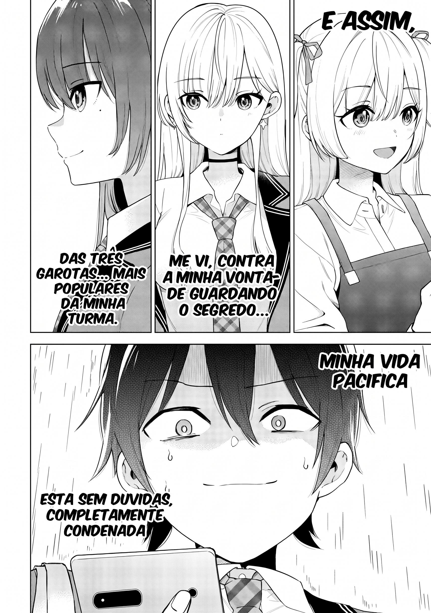 Quando eu, um cara introvertido, me vi cercado por garotas lindas depois de uma mudança de lugar, um relacionamento secreto começou. Capítulo 3 Página 33