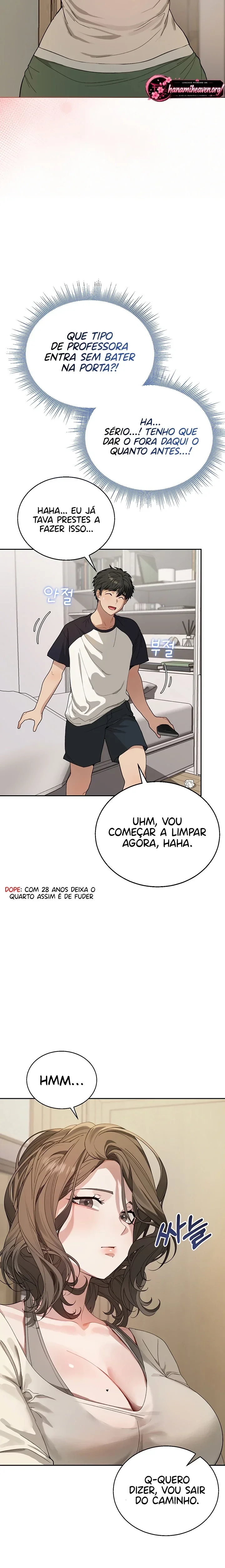 Morando com a Professora! Capítulo 1 Página 32