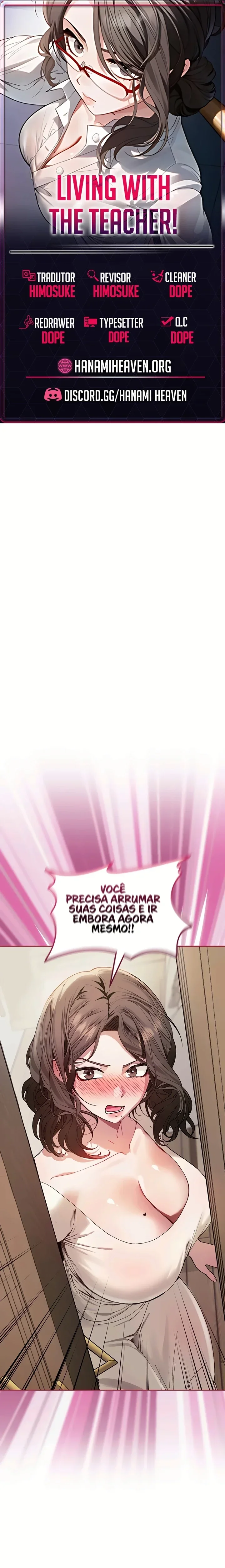 Morando com a Professora! Capítulo 7 Página 1