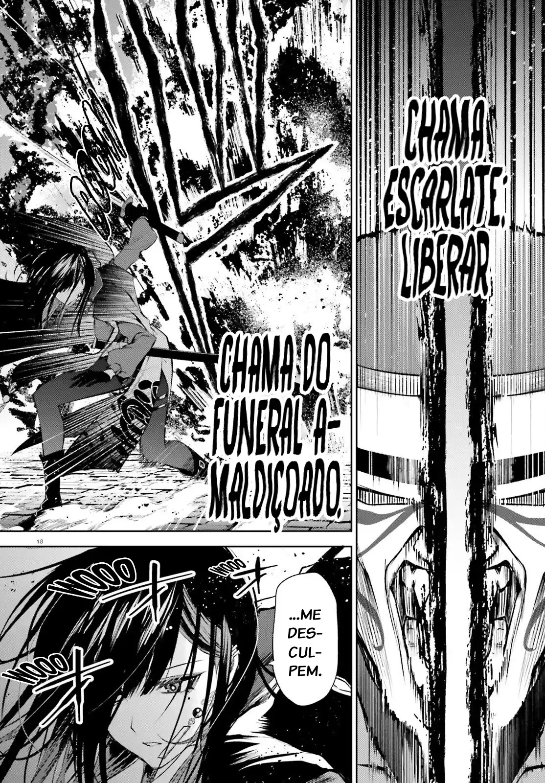 Howling Blaze: O Espadachim de Souen e a Bruxa de Fushi Capítulo 1 Página 16