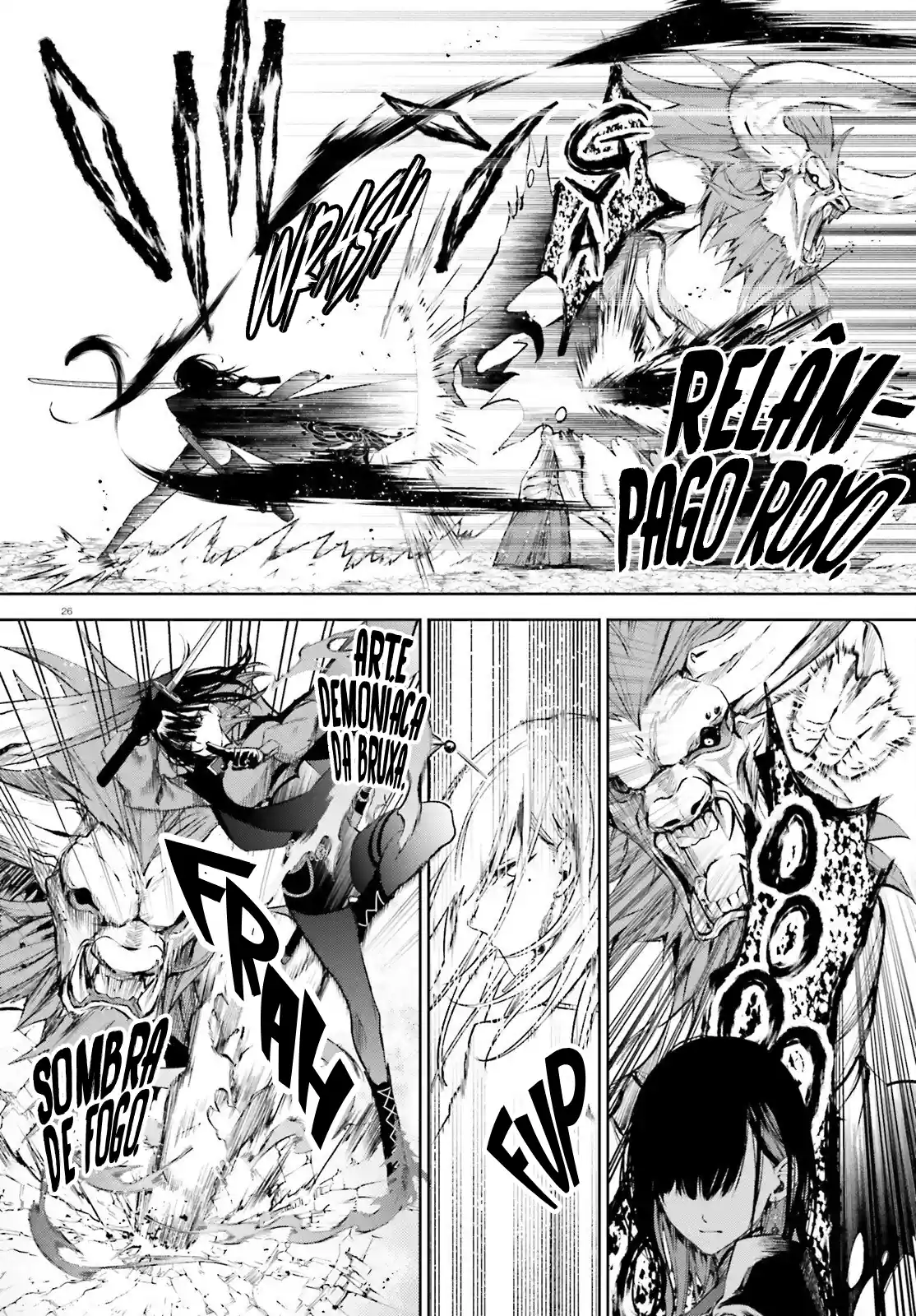 Howling Blaze: O Espadachim de Souen e a Bruxa de Fushi Capítulo 1 Página 24