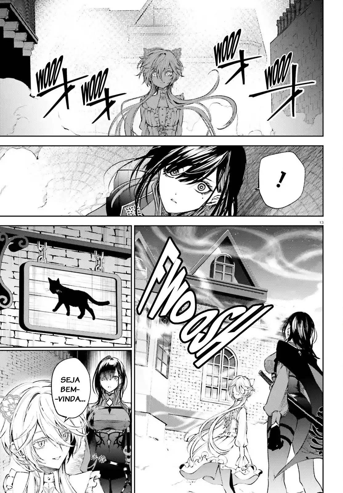 Howling Blaze: O Espadachim de Souen e a Bruxa de Fushi Capítulo 2 Página 13