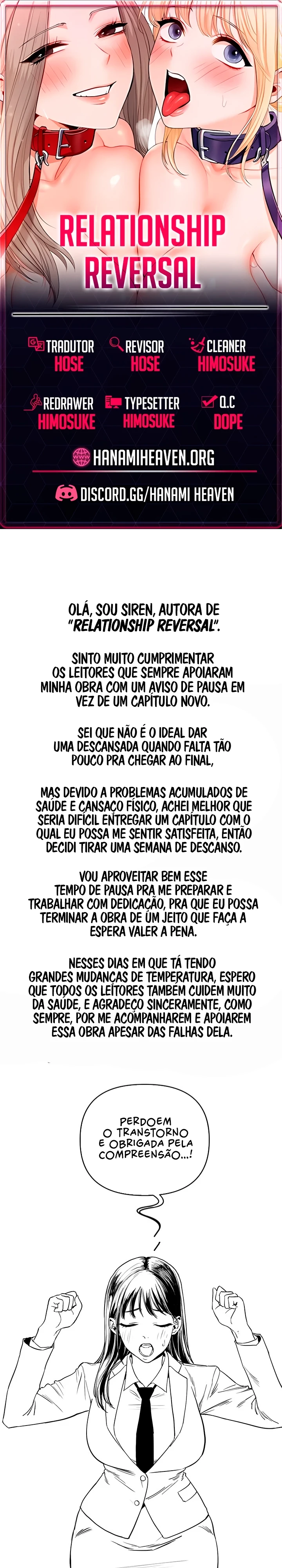 Reversão de relacionamento Capítulo 123.5 Página 1