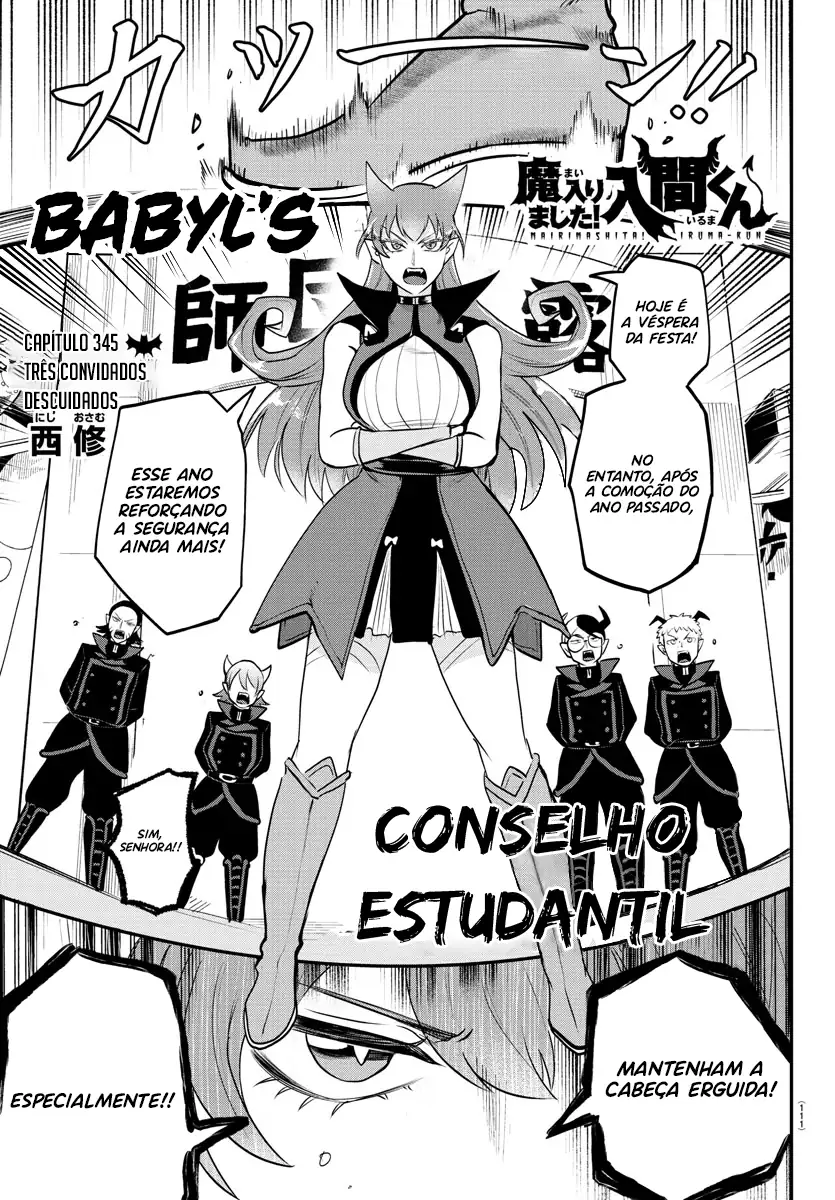 Welcome to Demon School! Iruma-kun Capítulo 345 Página 3