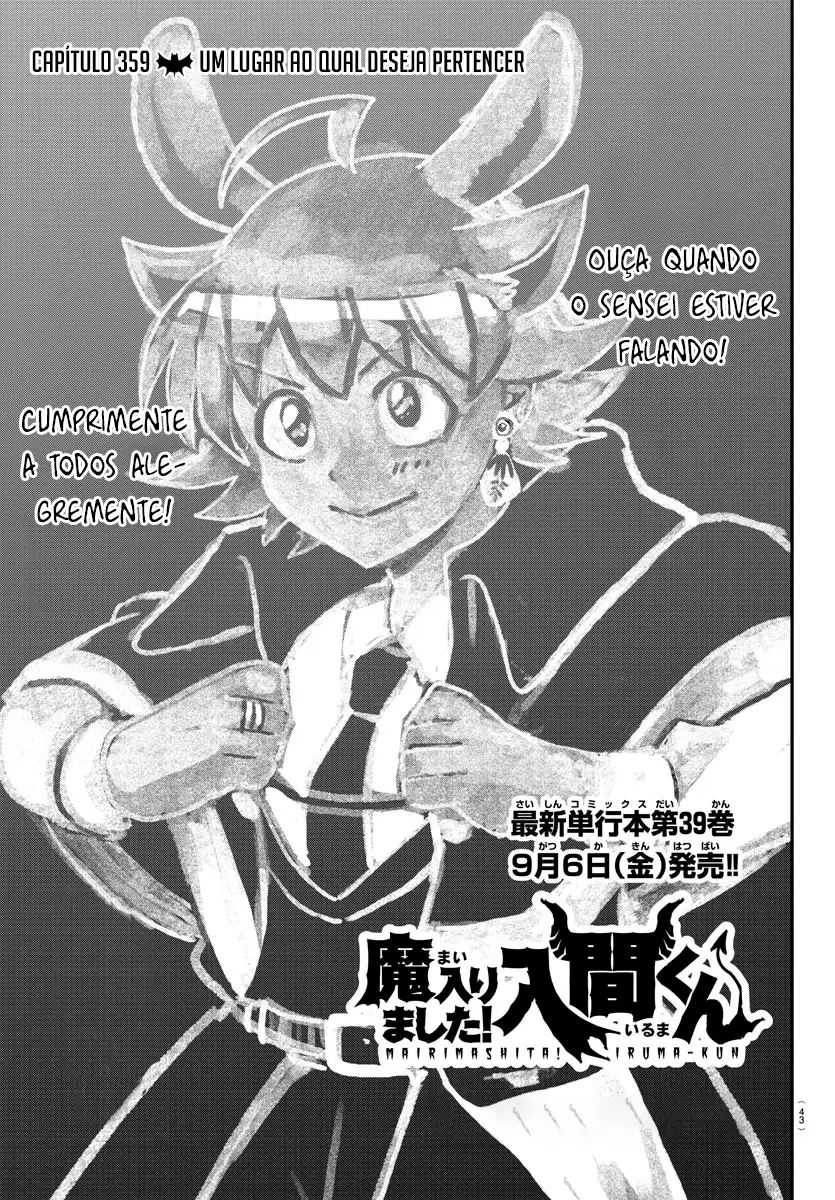 Welcome to Demon School! Iruma-kun Capítulo 359 Página 2