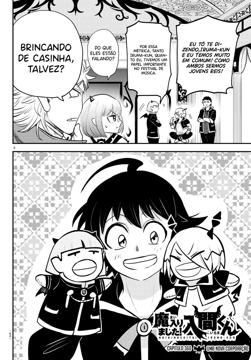 Welcome to Demon School! Iruma-kun Capítulo 360 Página 3