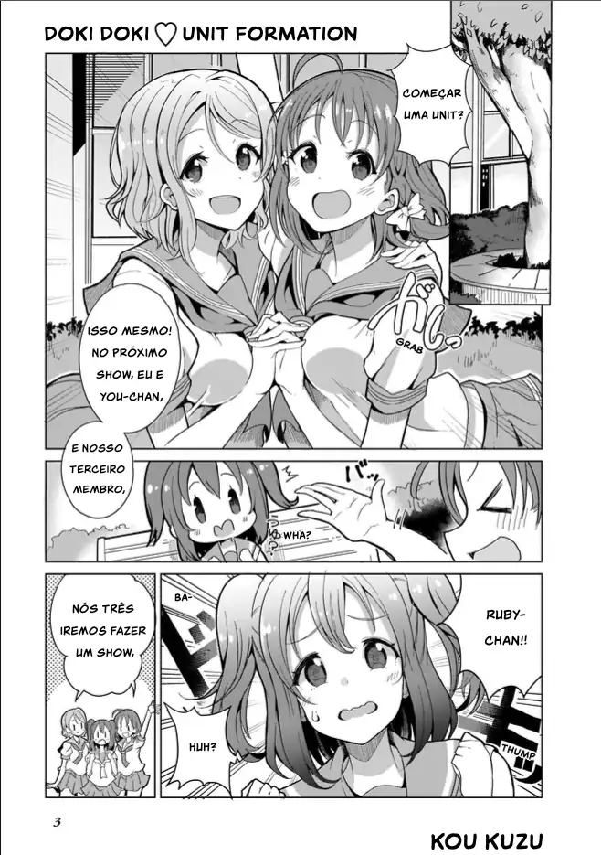 Love Live! Sunshine!! CYaRon! ANTHOLOGIA DE MANGÁ Capítulo 1 Página 5