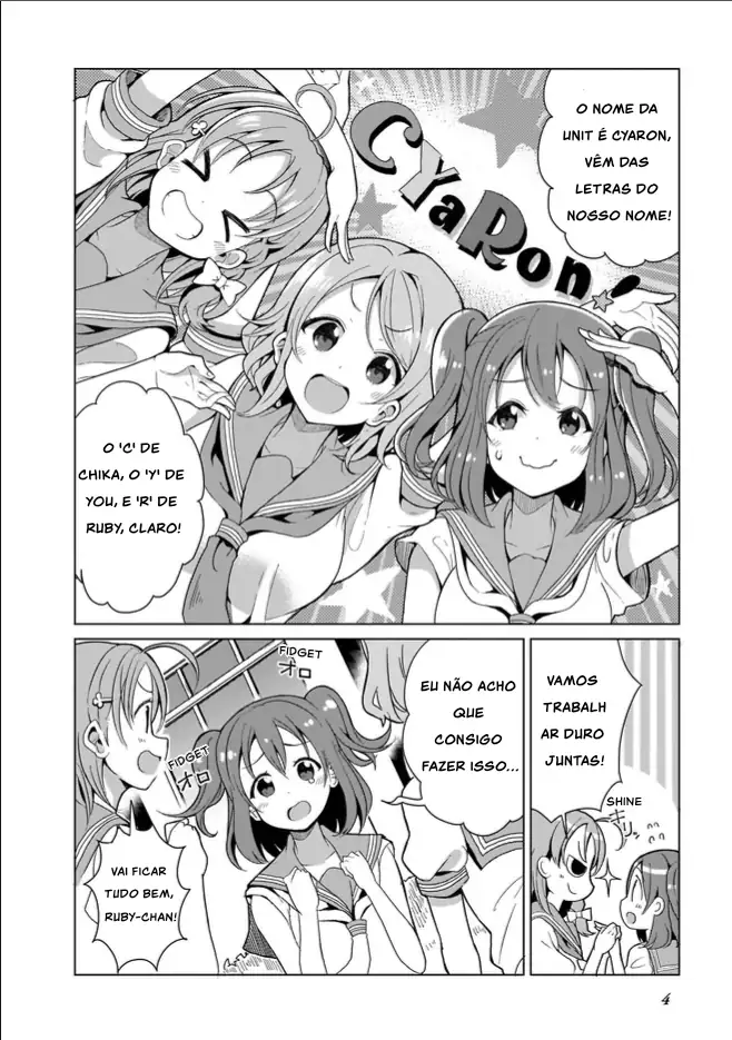 Love Live! Sunshine!! CYaRon! ANTHOLOGIA DE MANGÁ Capítulo 1 Página 6