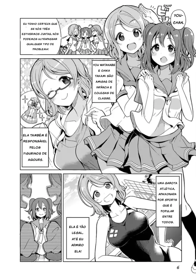 Love Live! Sunshine!! CYaRon! ANTHOLOGIA DE MANGÁ Capítulo 1 Página 8