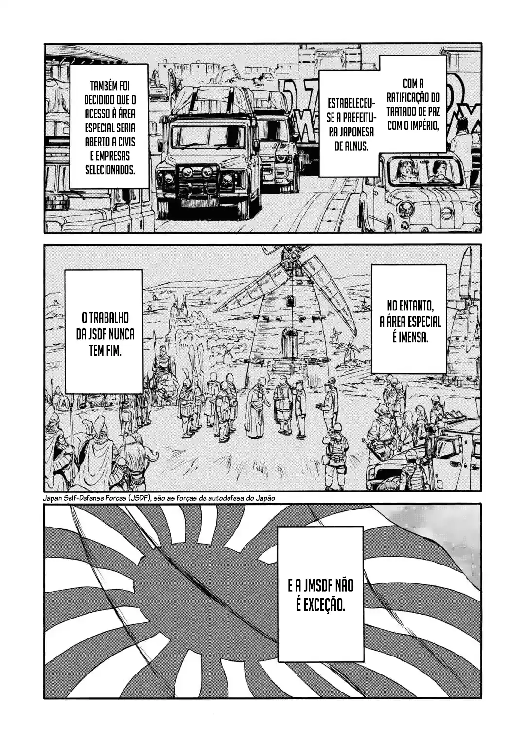 GATE TEMPORADA 2 - Jieitai Kanoumi nite, Kaku Tatakaeri Capítulo 1 Página 9