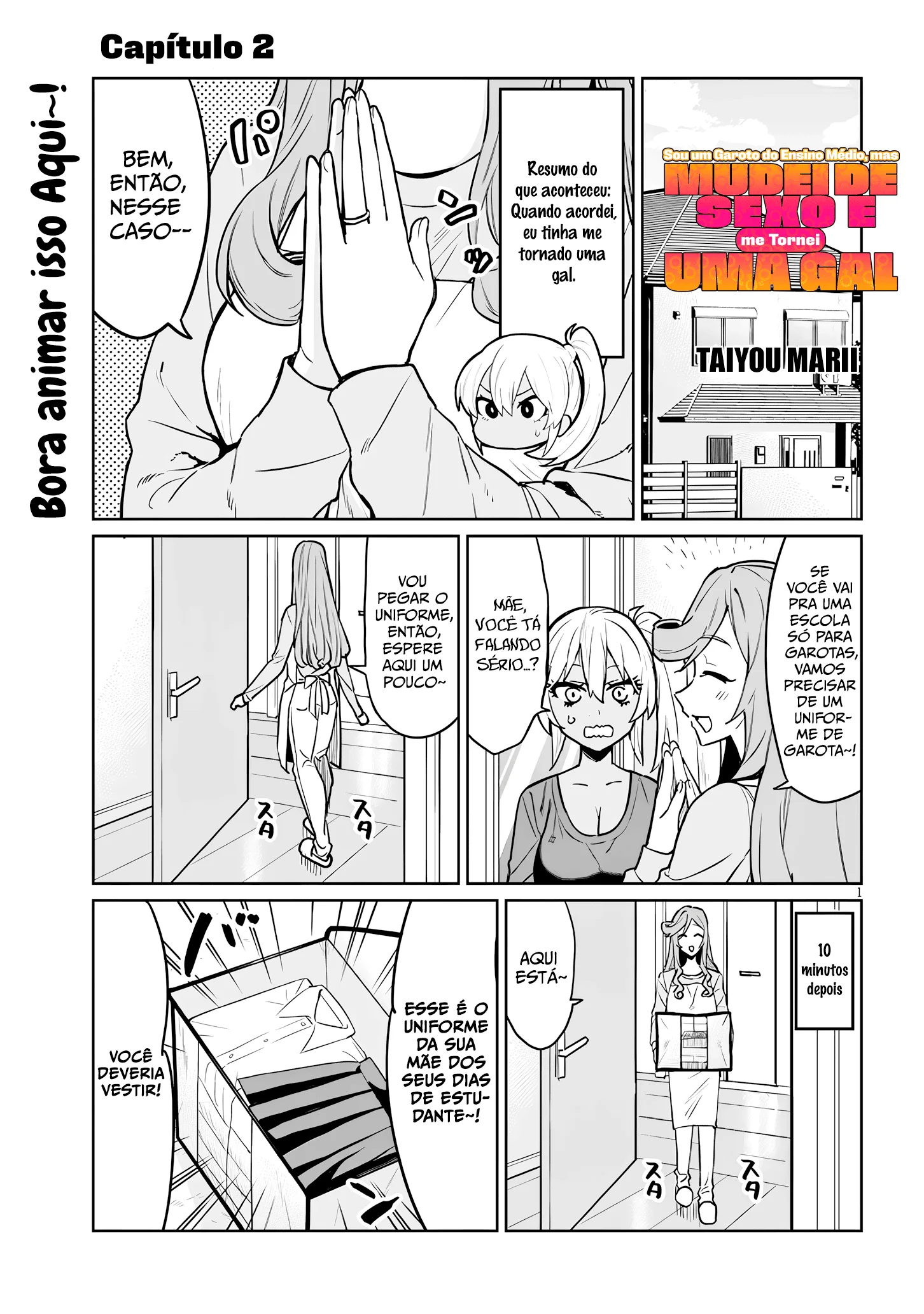 Danshi Kokoseidakedo Gyaru ni TS Shimashita Capítulo 2 Página 1