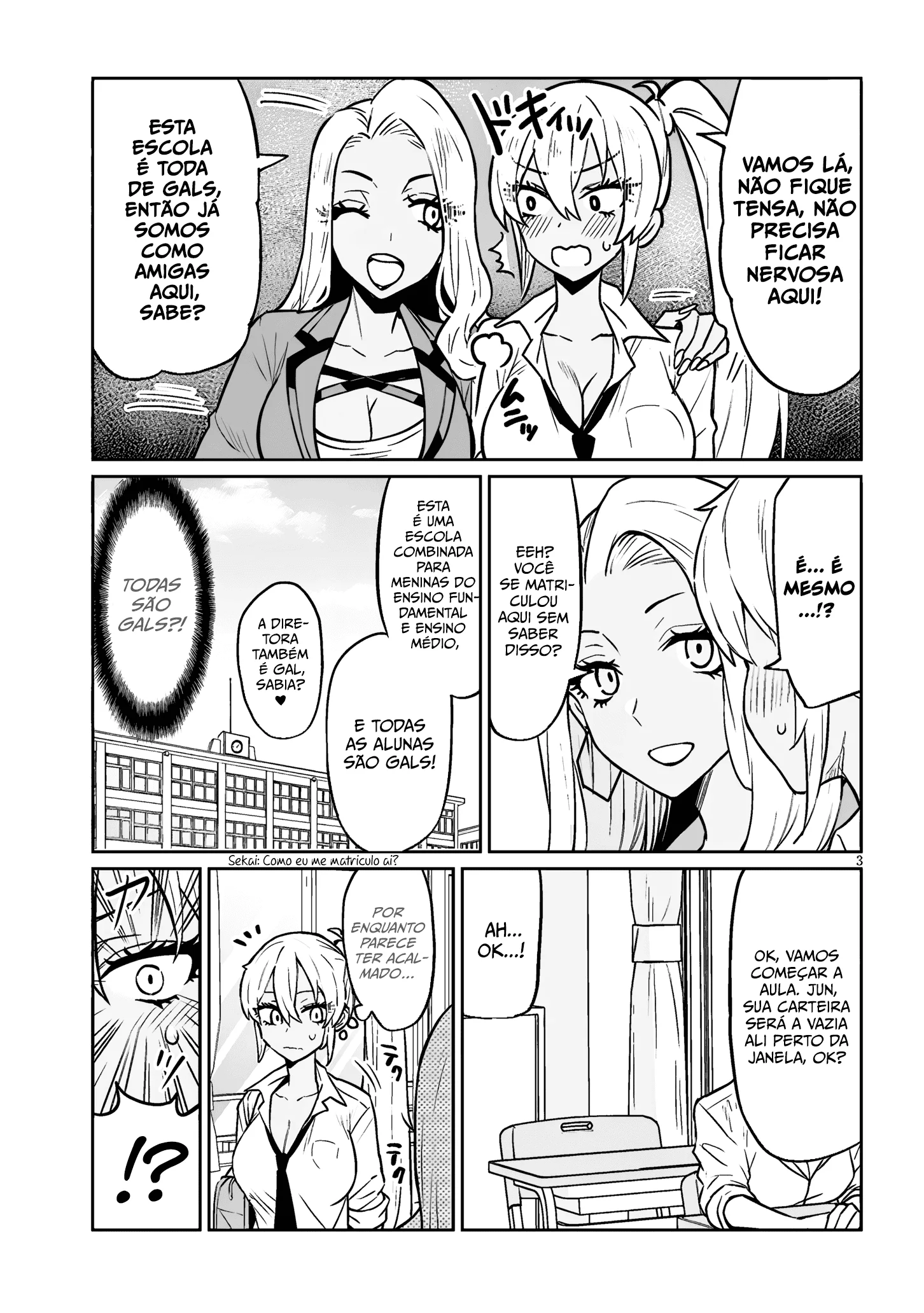 Danshi Kokoseidakedo Gyaru ni TS Shimashita Capítulo 3 Página 3
