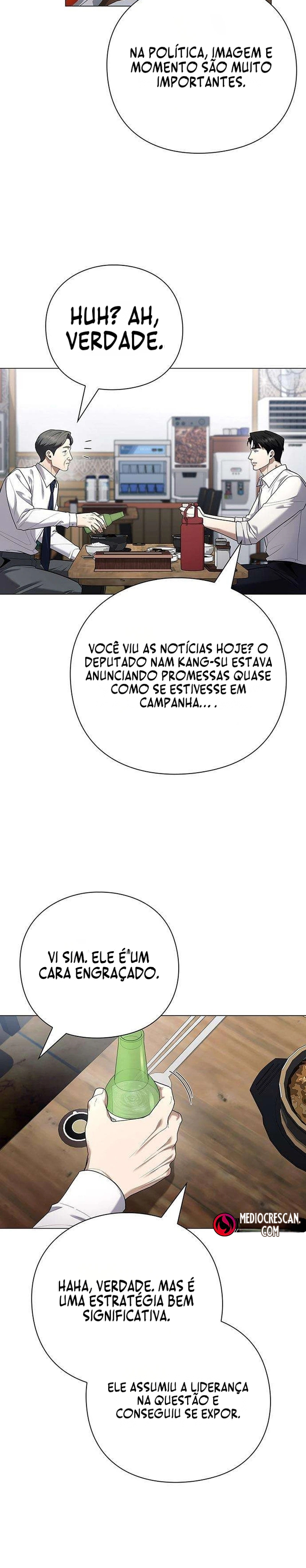 O Político que Vê o Futuro Capítulo 50 Página 22