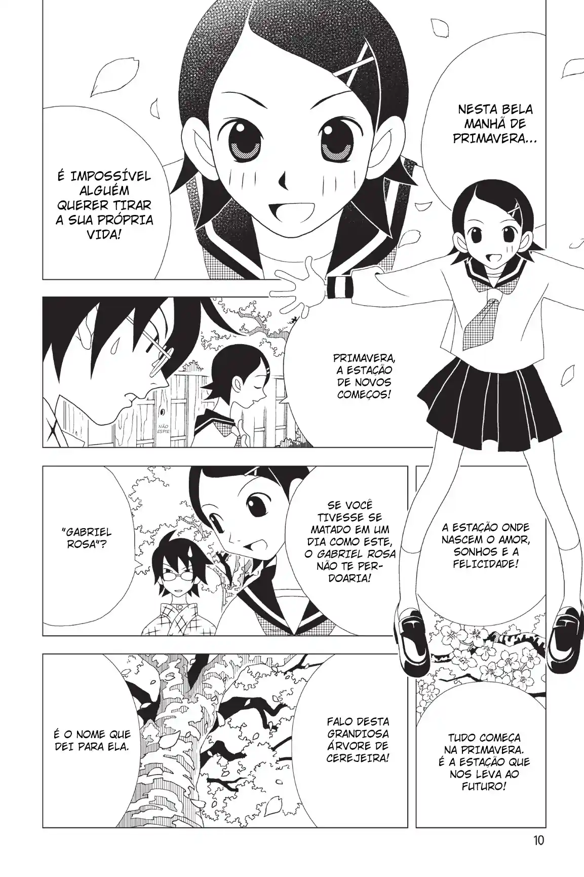Adeus Zetsubou Sensei Capítulo 1 Página 8