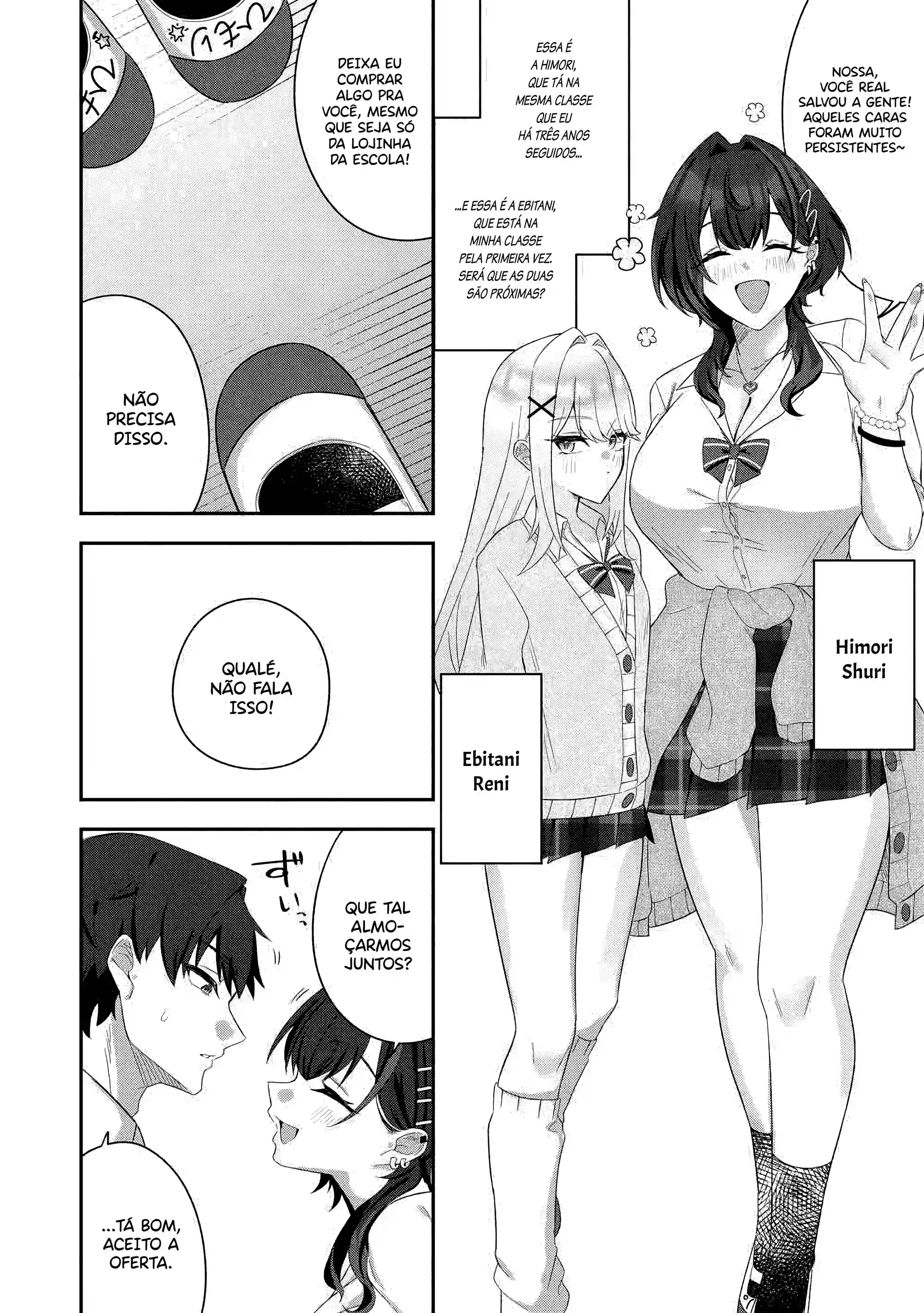 A Gyaru Grande e a Gyaru Pequena Romperam e Estão se Enfiando no Meu Shinkyo Capítulo 1 Página 7