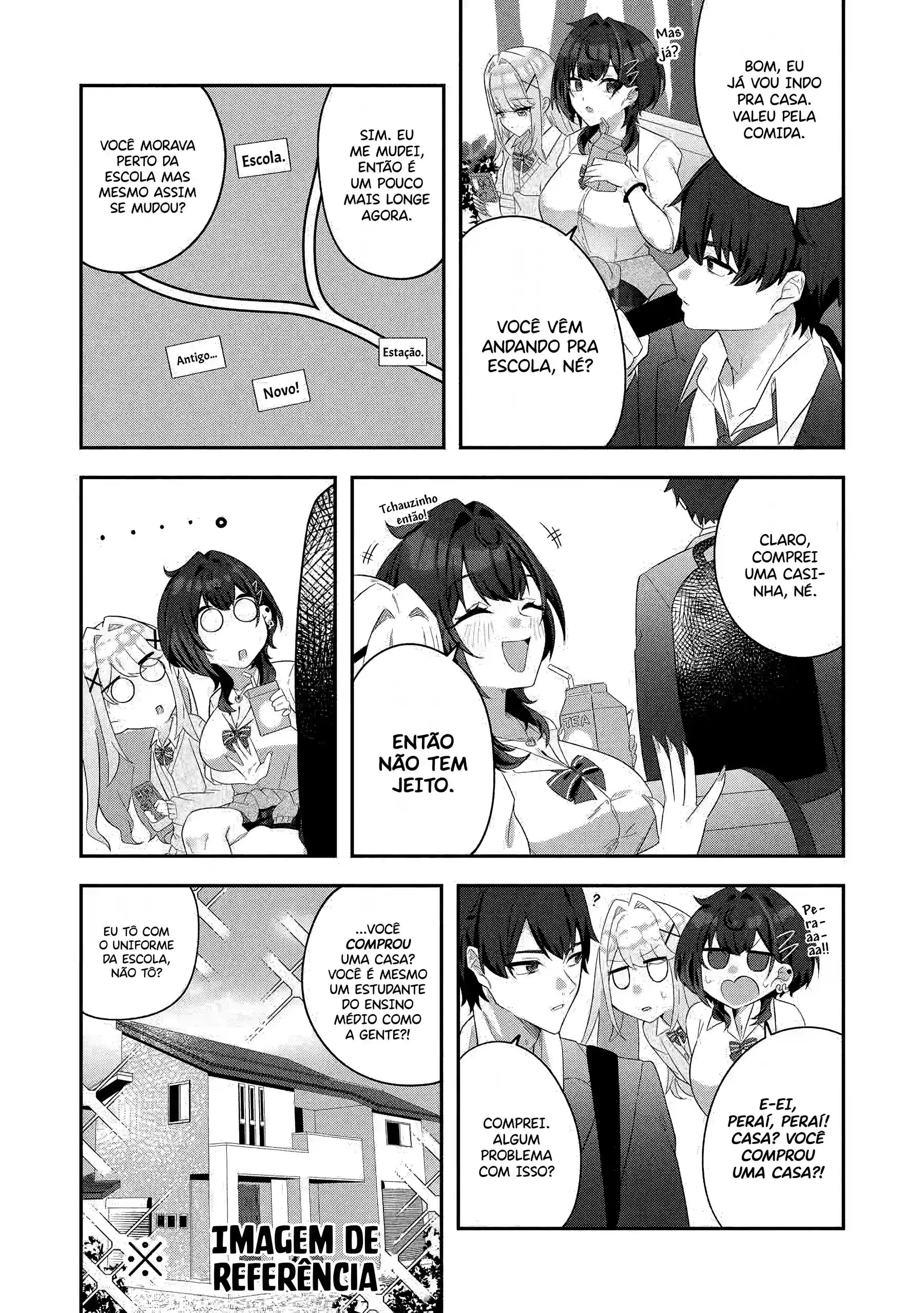 A Gyaru Grande e a Gyaru Pequena Romperam e Estão se Enfiando no Meu Shinkyo Capítulo 1 Página 14