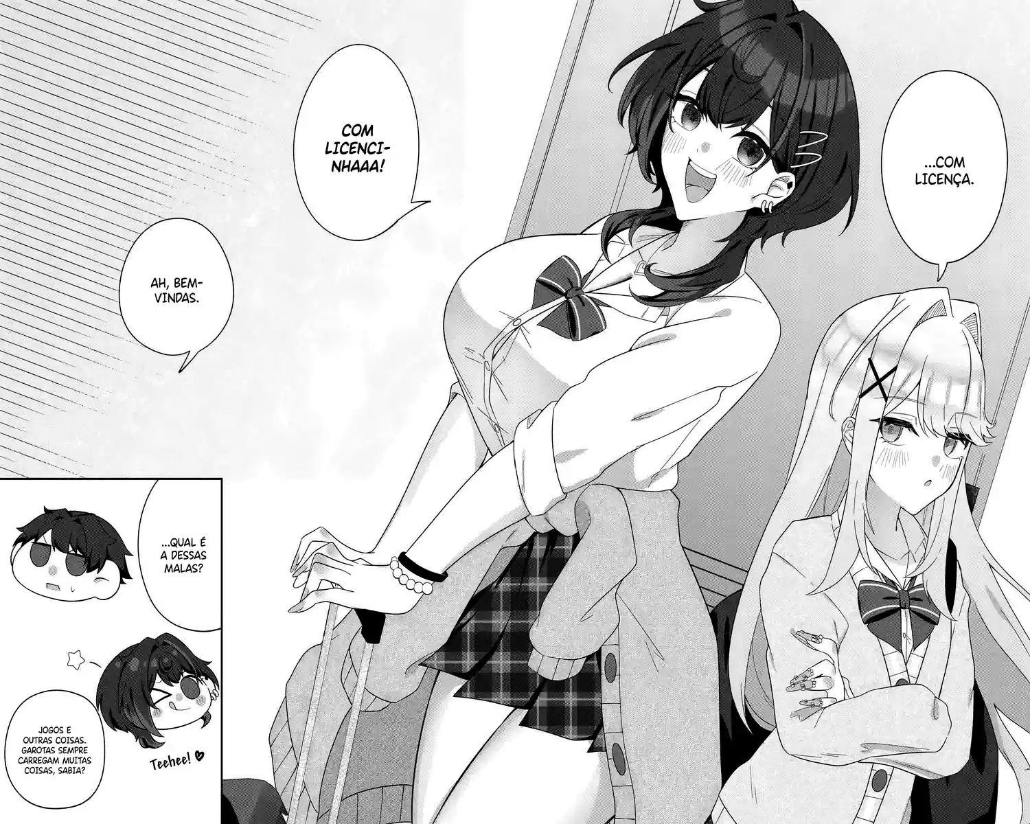 A Gyaru Grande e a Gyaru Pequena Romperam e Estão se Enfiando no Meu Shinkyo Capítulo 1 Página 19