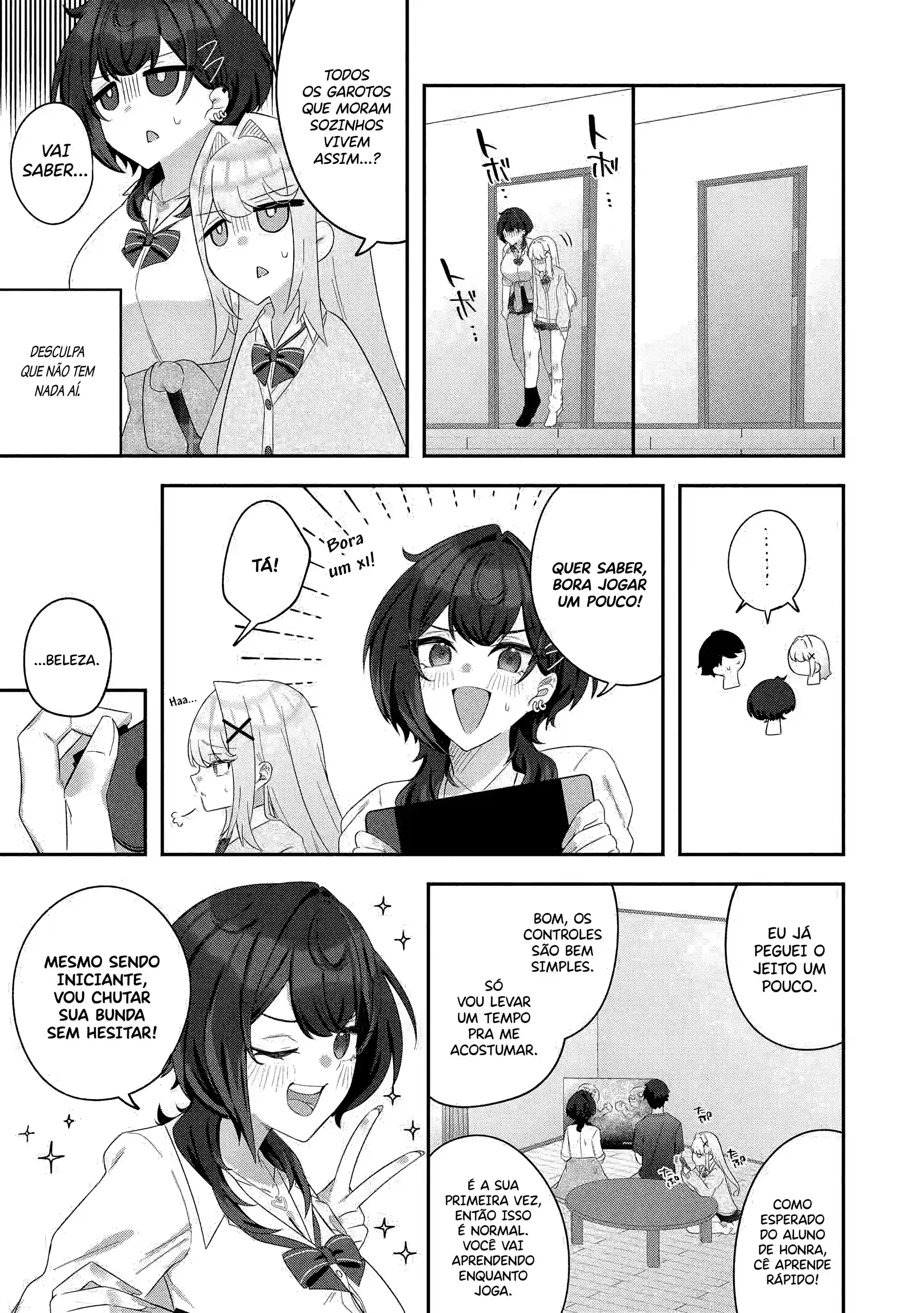 A Gyaru Grande e a Gyaru Pequena Romperam e Estão se Enfiando no Meu Shinkyo Capítulo 1 Página 21
