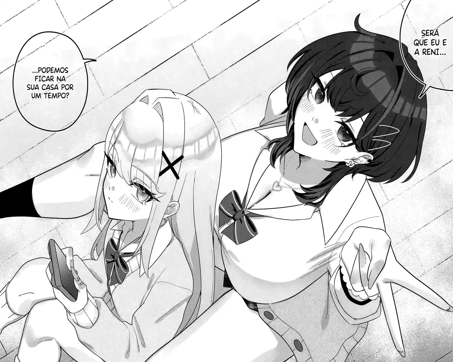 A Gyaru Grande e a Gyaru Pequena Romperam e Estão se Enfiando no Meu Shinkyo Capítulo 1 Página 32