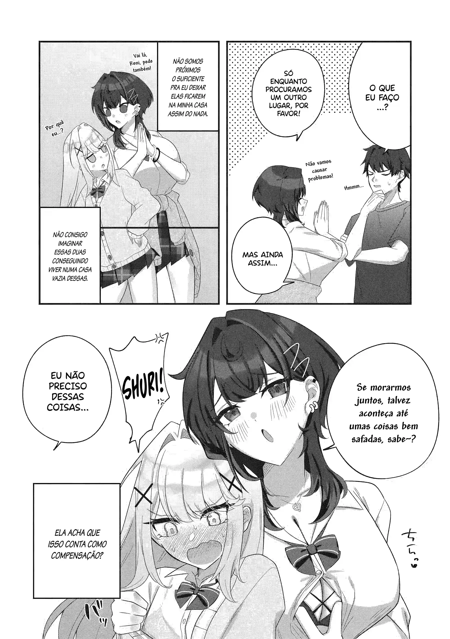 A Gyaru Grande e a Gyaru Pequena Romperam e Estão se Enfiando no Meu Shinkyo Capítulo 1 Página 35