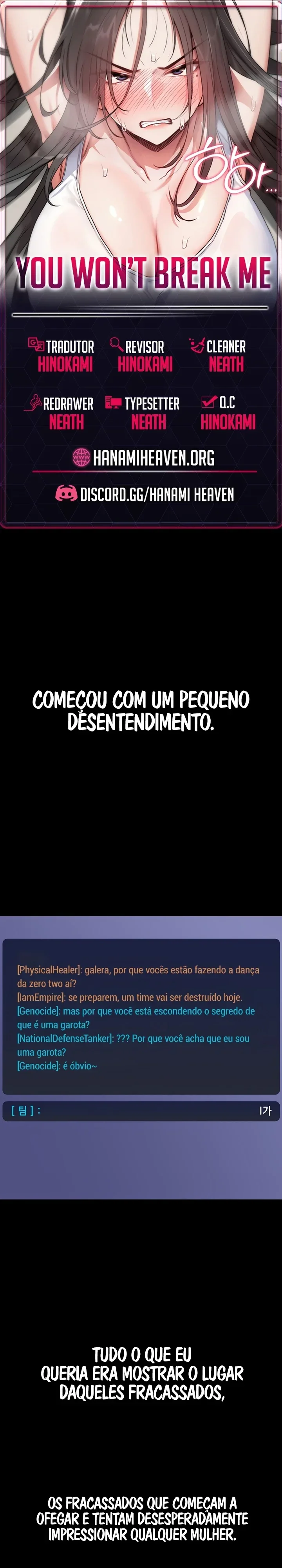 Você Não Vai me Destruir Capítulo 2 Página 1