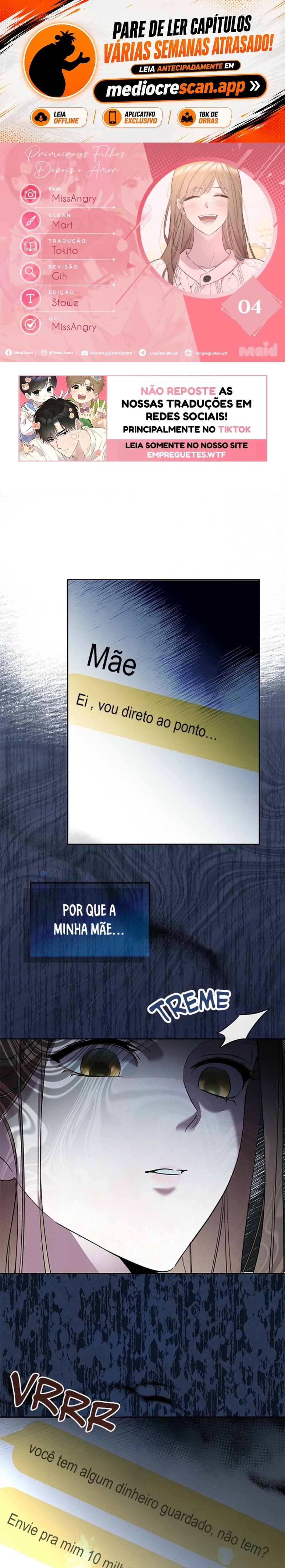 Primeiro os Filhos, Depois o Amor Capítulo 4 Página 1