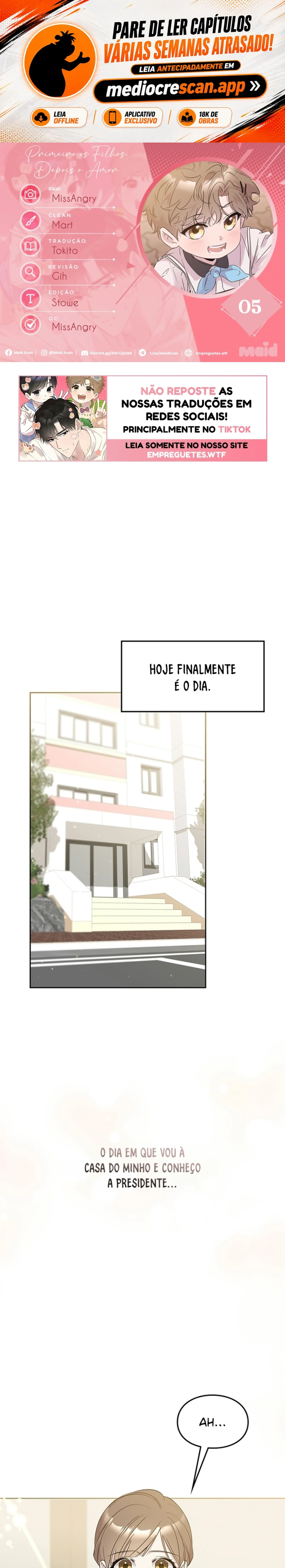 Primeiro os Filhos, Depois o Amor Capítulo 5 Página 1
