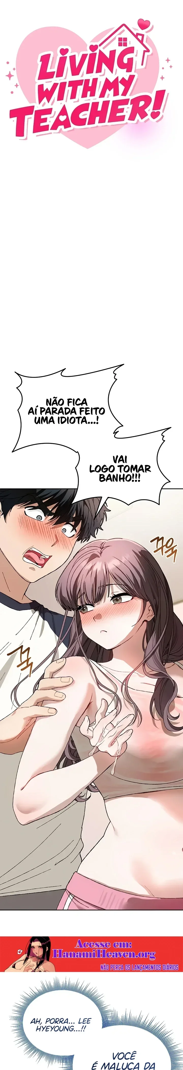 Morando com a Professora! Capítulo 13 Página 4