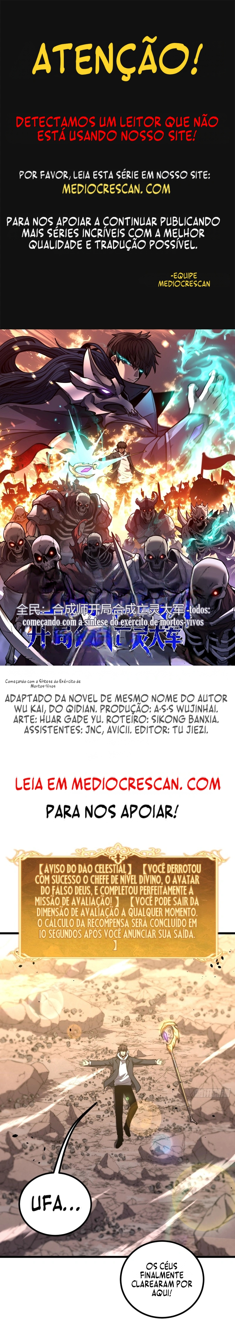 Despertar Global: Começando com um Exército de Mortos-Vivos Sintetizado Capítulo 15 Página 2