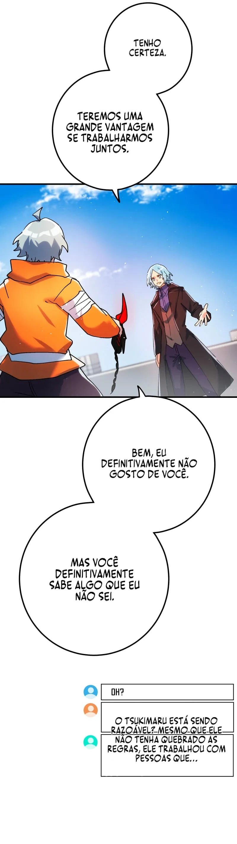 Sou tão dominado que quebrei completamente o equilíbrio do jogo. Capítulo 66 Página 22
